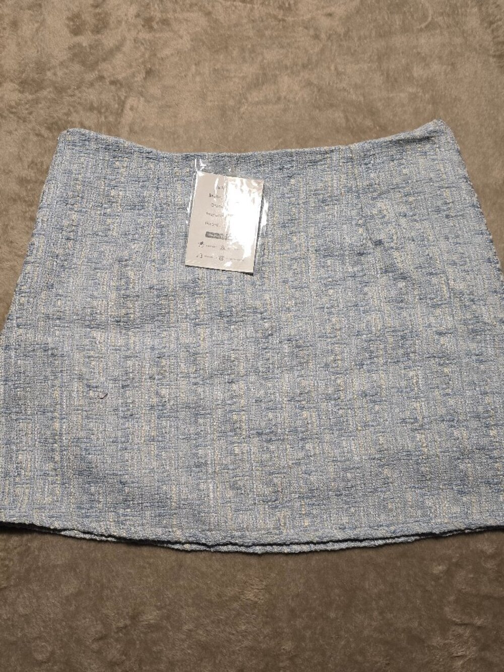 NEW Mini skirt light blue W.W.Y.R.